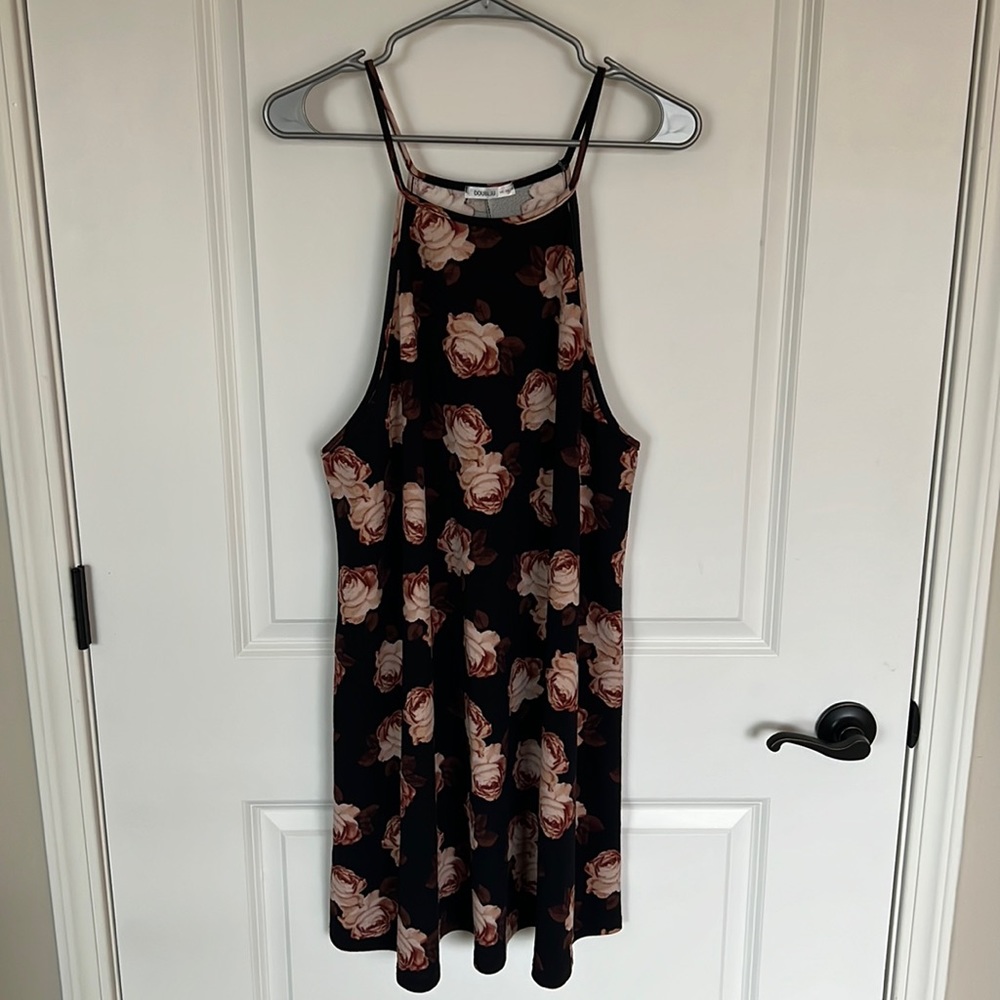 Doublju Black Rose Dress.